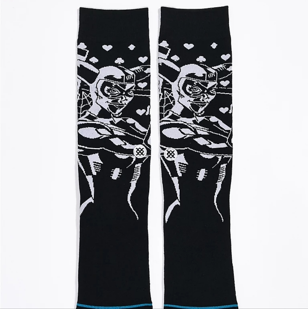 Stance x Batman Harley Quinn Crew Socks sz L or M